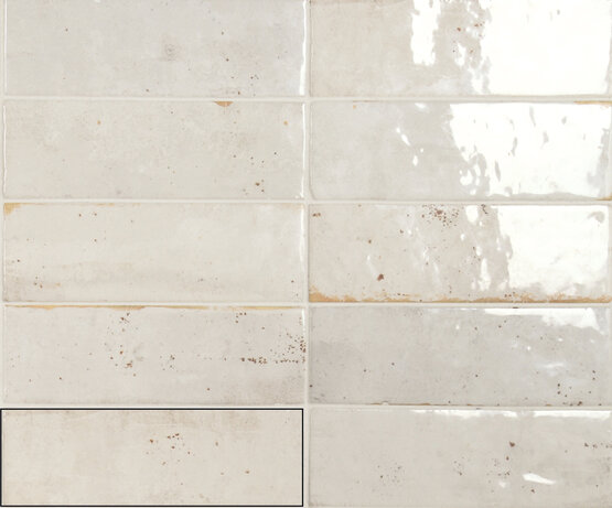 TENNESSEE WHITE 5,2X16,1 BRILLO Pasta blanca - CARMEN