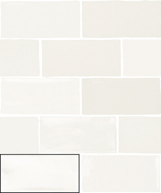 FADO WHITE 6,5X13 LUCIDO Pasta bianca - CARMEN