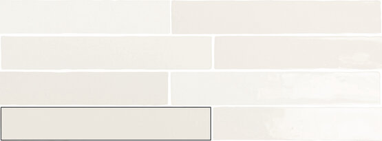 FADO WHITE 6,5X39,6 LUCIDO Pasta bianca - CARMEN