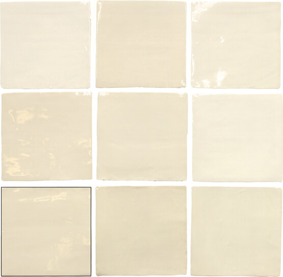 FADO BEIGE 13X13 LUCIDO Pasta bianca - CARMEN