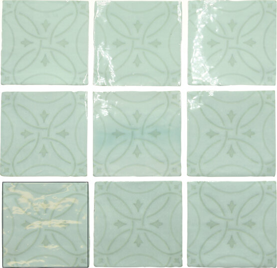 AMALIA ACQUA 13X13 LUCIDO Pasta bianca - CARMEN