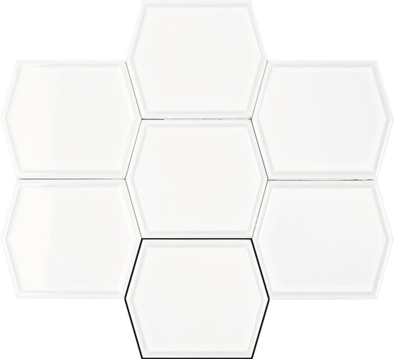 FRAME WHITE 12,5X15 GLÄNZEND Weißscherben - CARMEN
