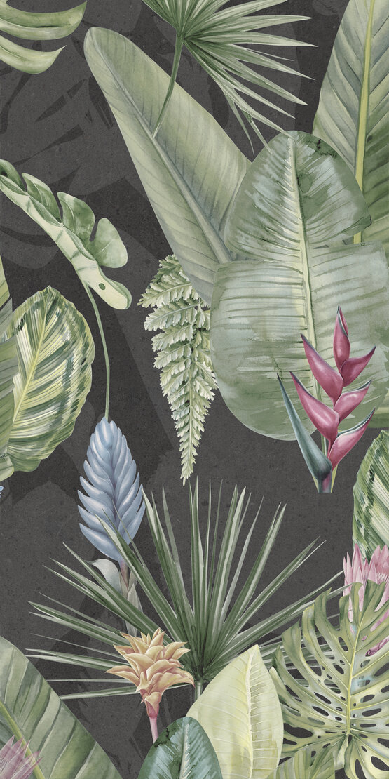 KINFOLK BLACK MIX RECT 60X120 MATT Feinsteinzeug - APE