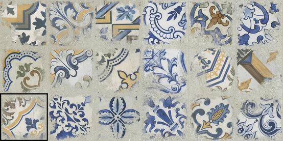 NESSO ECRU MIX RECT 20X20 MATE Porcelánico - CARMEN