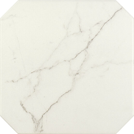 OCTAGON VERONA WHITE 20X20 MATT Porcelain stoneware - CARMEN