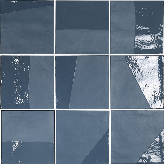 DROP BLUE 13,8X13,8 MATT Feinsteinzeug - CARMEN