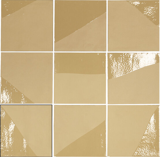 DROP OCRE 13,8X13,8 MATT Feinsteinzeug - CARMEN
