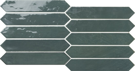 ON VICTORIAN GREEN GLOSS 4,3X24,3 ГЛЯНЦЕВЫЙ Белая масса - CARMEN