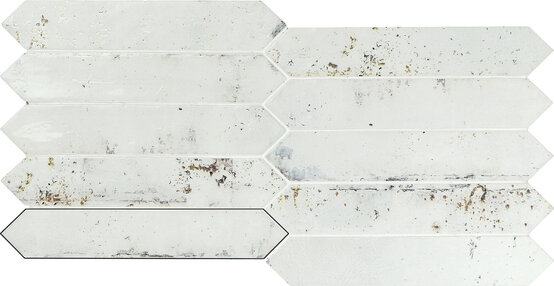 PICKET GRUNGE IRON 4,3X24,3 BRILLO Pasta blanca - CARMEN