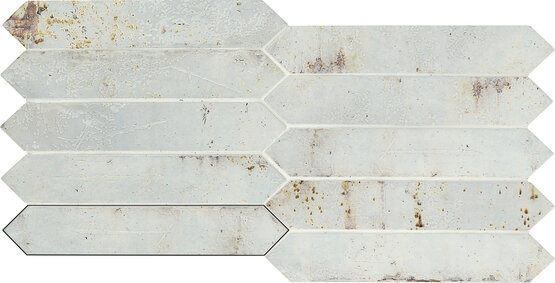 PICKET GRUNGE OXID 4,3X24,3 BRILLO Pasta blanca - CARMEN