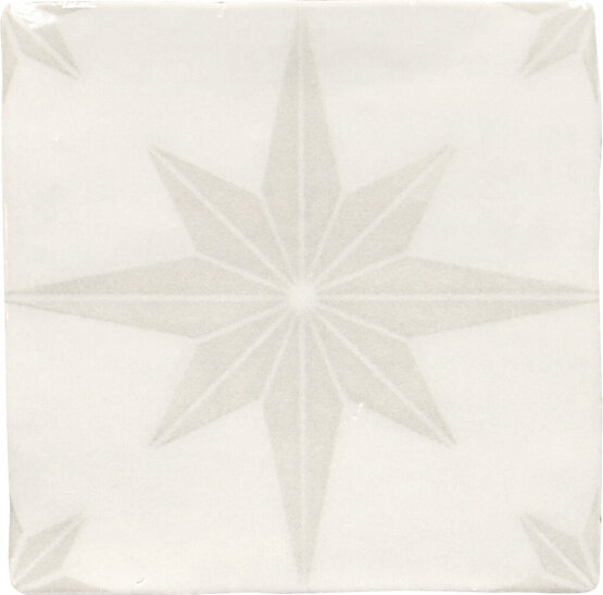 CARMO WHITE 13X13 GLOSSY White body - CARMEN