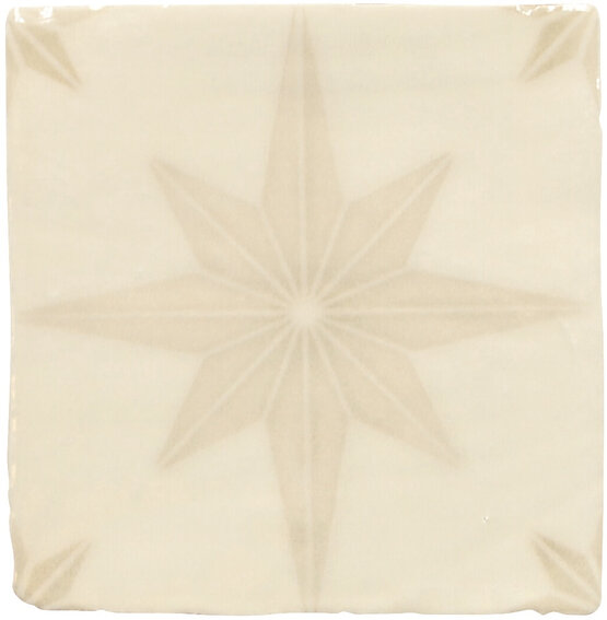 CARMO BEIGE 13X13 GLÄNZEND Weißscherben - CARMEN