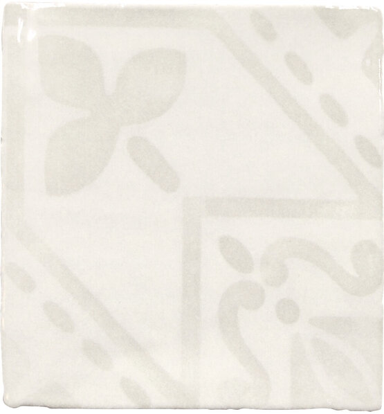 TAVARES WHITE 13X13 GLOSSY White body - CARMEN