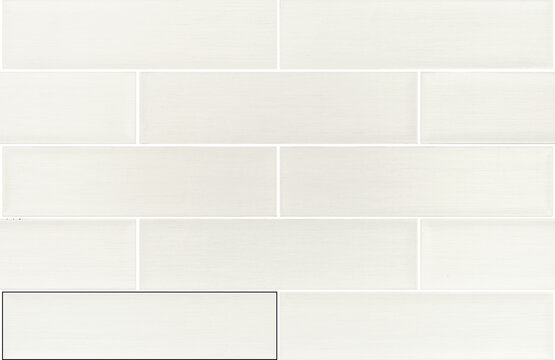 ROXY WHITE 10X40 MAT Pâte blanche - CARMEN