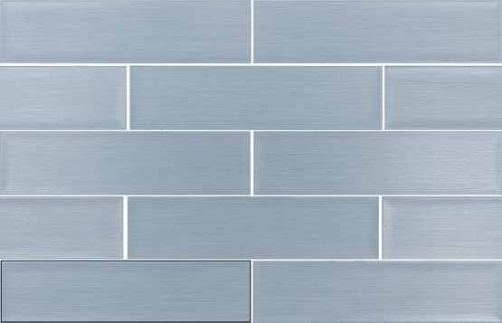 ROXY BLUE 10X40 MAT Pâte blanche - CARMEN