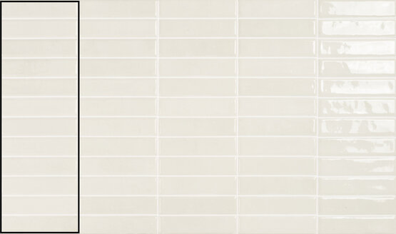 PIM WHITE 10X30 LUCIDO Pasta bianca - CARMEN