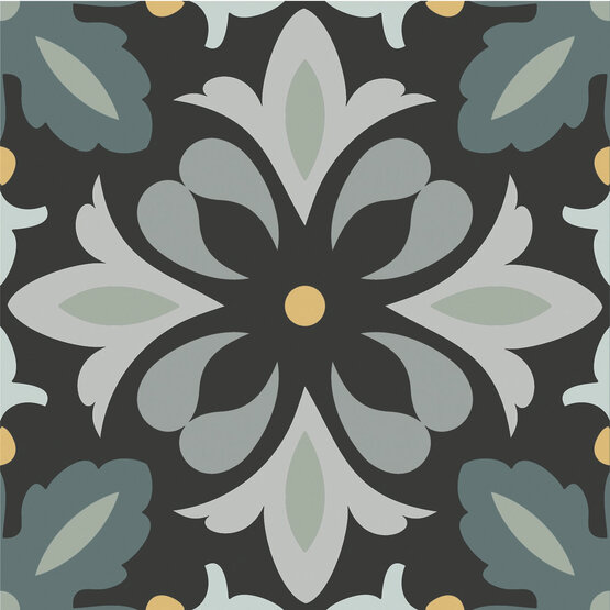 DAISY NIGHT 15X15 MATT Porcelain stoneware - CARMEN