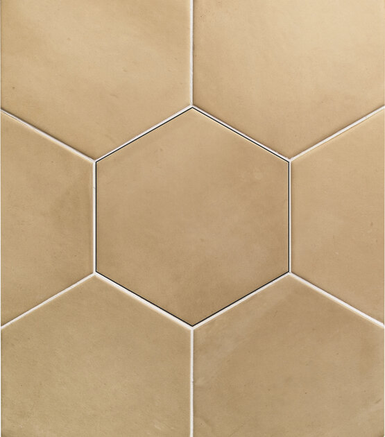 HEXAGON CLAY STRAW 17,5X20,2 MATE Porcelánico - CARMEN