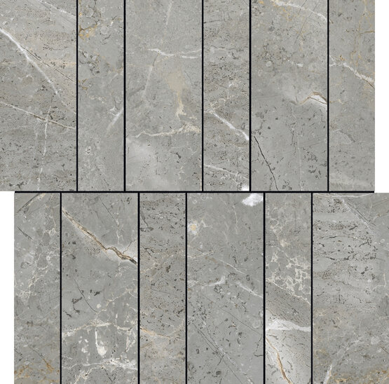 MALLA AUGUSTUS GREY NATURAL 30X31 (5,9/3,6X15) МАТОВЫЙ Керамогранит - APE