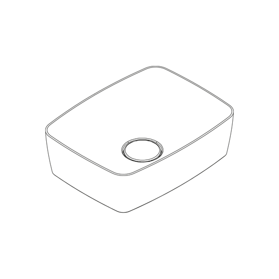 LAVABO CLEO LONG ON TOP/SEMI MATT SOLID SURFACE - ILBAGNO