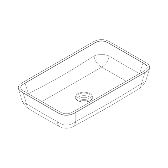 LAVABO ONA XL ON TOP  SUPERFICIE SOLIDA - ILBAGNO