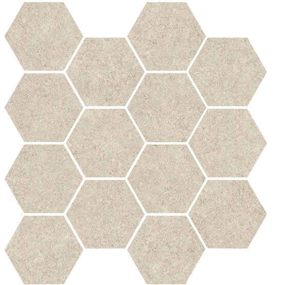 MALLA IWA BONE 29X27 (HEXA) OPACO Gres porcellanato - APE