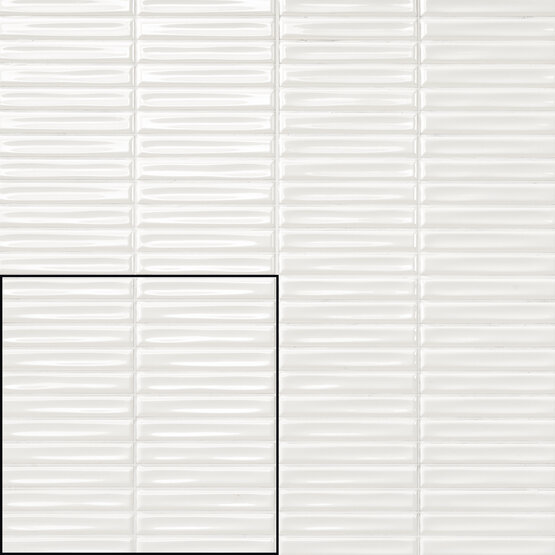 INCISION MODUS WHITE 20X20 BRILLO Pasta blanca - CARMEN