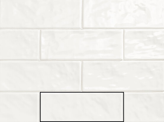 MODUS WHITE 7,5X20 BRILLO Pasta blanca - CARMEN