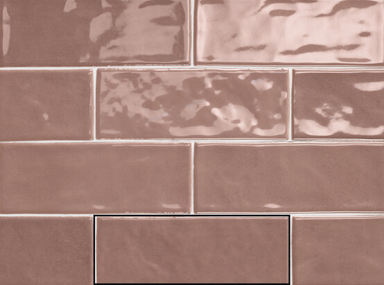 MODUS SIENNA 7,5X20 BRILLO Pasta blanca - CARMEN