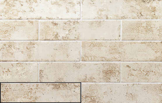 SHABBY CHIC CREAM 6,3X25 ГЛЯНЦЕВЫЙ Белая масса - CARMEN