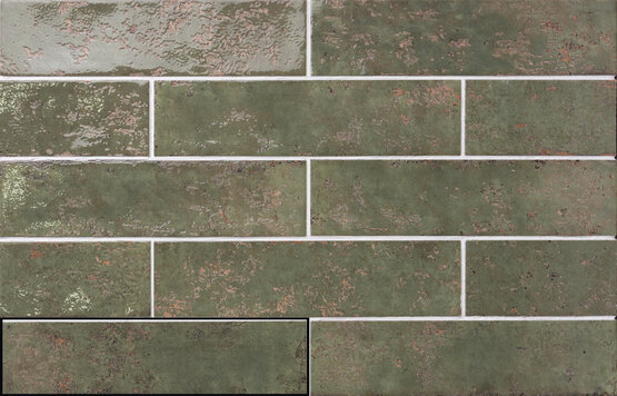SHABBY CHIC SAGE 6,3X25 ГЛЯНЦЕВЫЙ Белая масса - CARMEN