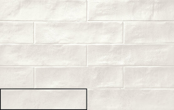 FUSIONE BIANCO 6,3X25 GLOSSY White body - CARMEN