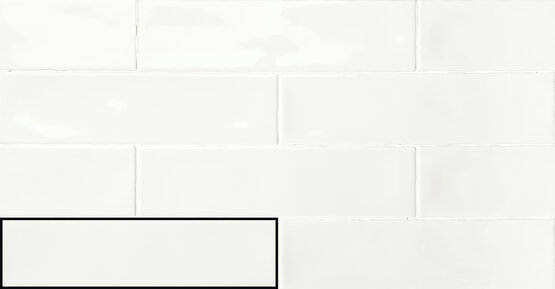 SUNSHINE WHITE 7,5X30 ГЛЯНЦЕВЫЙ Белая масса - CARMEN