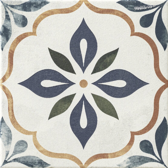 REOSETA BLUE 15X15 MATE Porcelánico - CARMEN