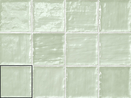 SAHARA AQUA 10X10 BRILLO Pasta blanca - CARMEN