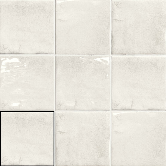 BOTTEGA WHITE 10X10 BRILLO Pasta blanca - CARMEN