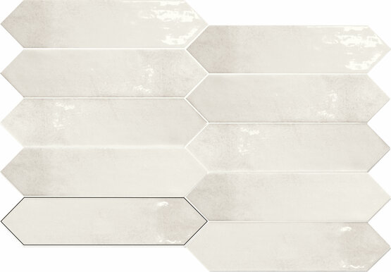 PICKET BOTTEGA WHITE 6X26 BRILLO Pasta blanca - CARMEN