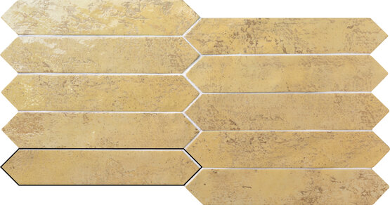 PICKET SHABBY CHIC TURMERIC 4,3X24,3 ГЛЯНЦЕВЫЙ Белая масса - CARMEN