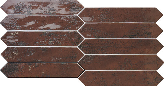 PICKET SHABBY CHIC COTTO 4,3X24,3 ГЛЯНЦЕВЫЙ Белая масса - CARMEN