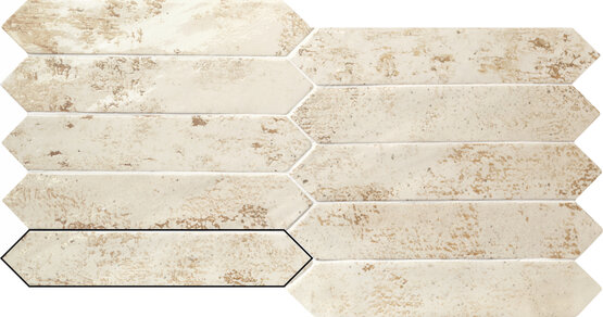 PICKET SHABBY CHIC CREAM 4,3X24,3 ГЛЯНЦЕВЫЙ Белая масса - CARMEN