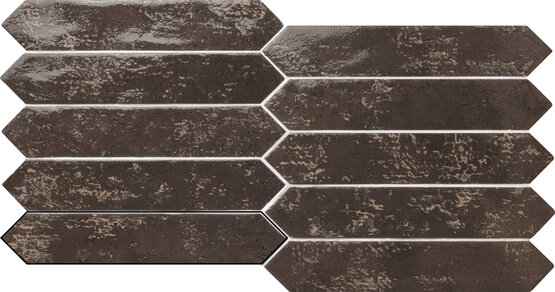 PICKET SHABBY CHIC COCOA 4,3X24,3 ГЛЯНЦЕВЫЙ Белая масса - CARMEN