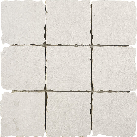 MOSAICO RUSTICO WABI BIANCO 30X30 (10X10) LAPPED Porcelain stoneware - APE