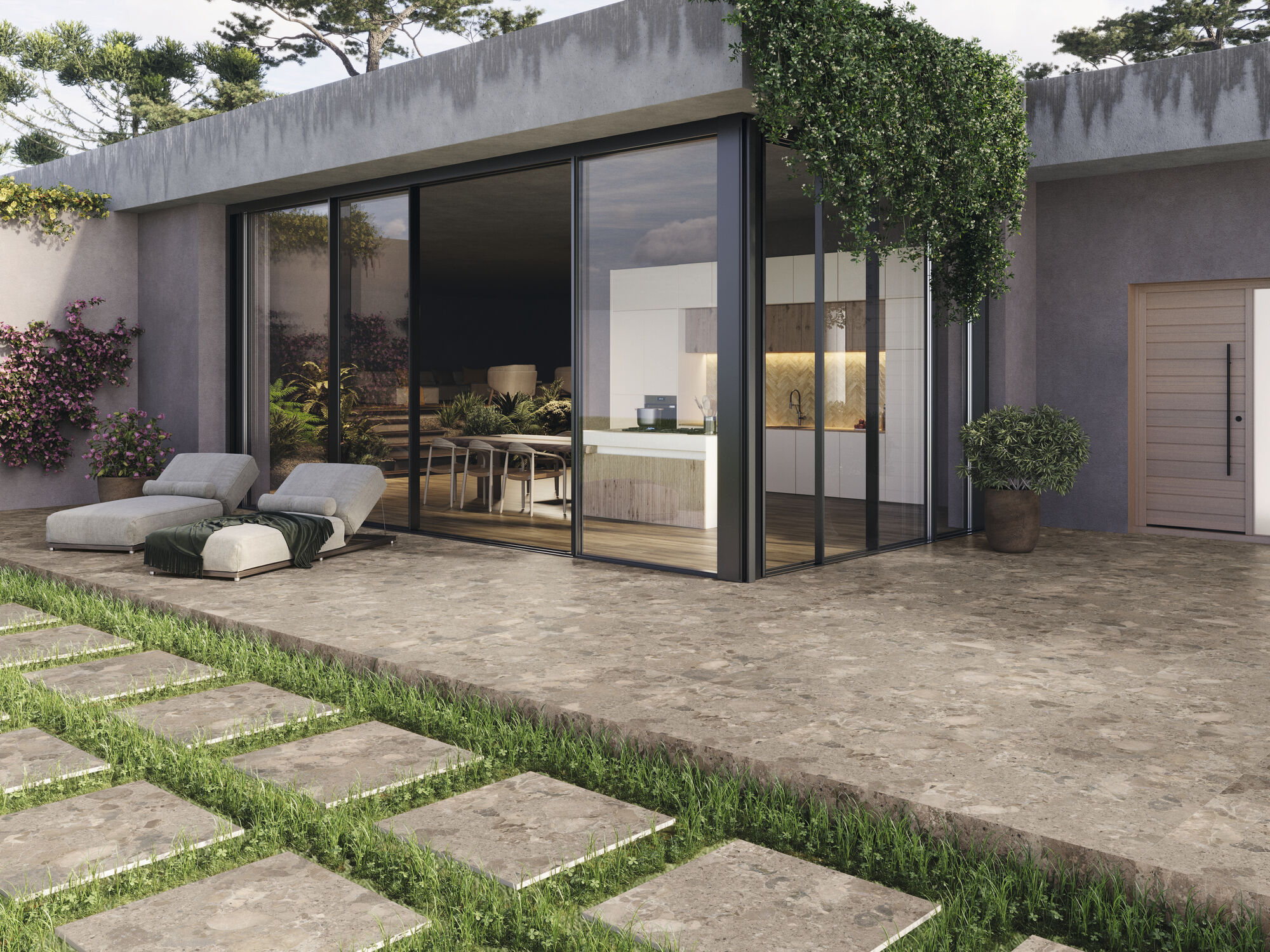 Pavimento Positano Bronzo 80x80 cm.