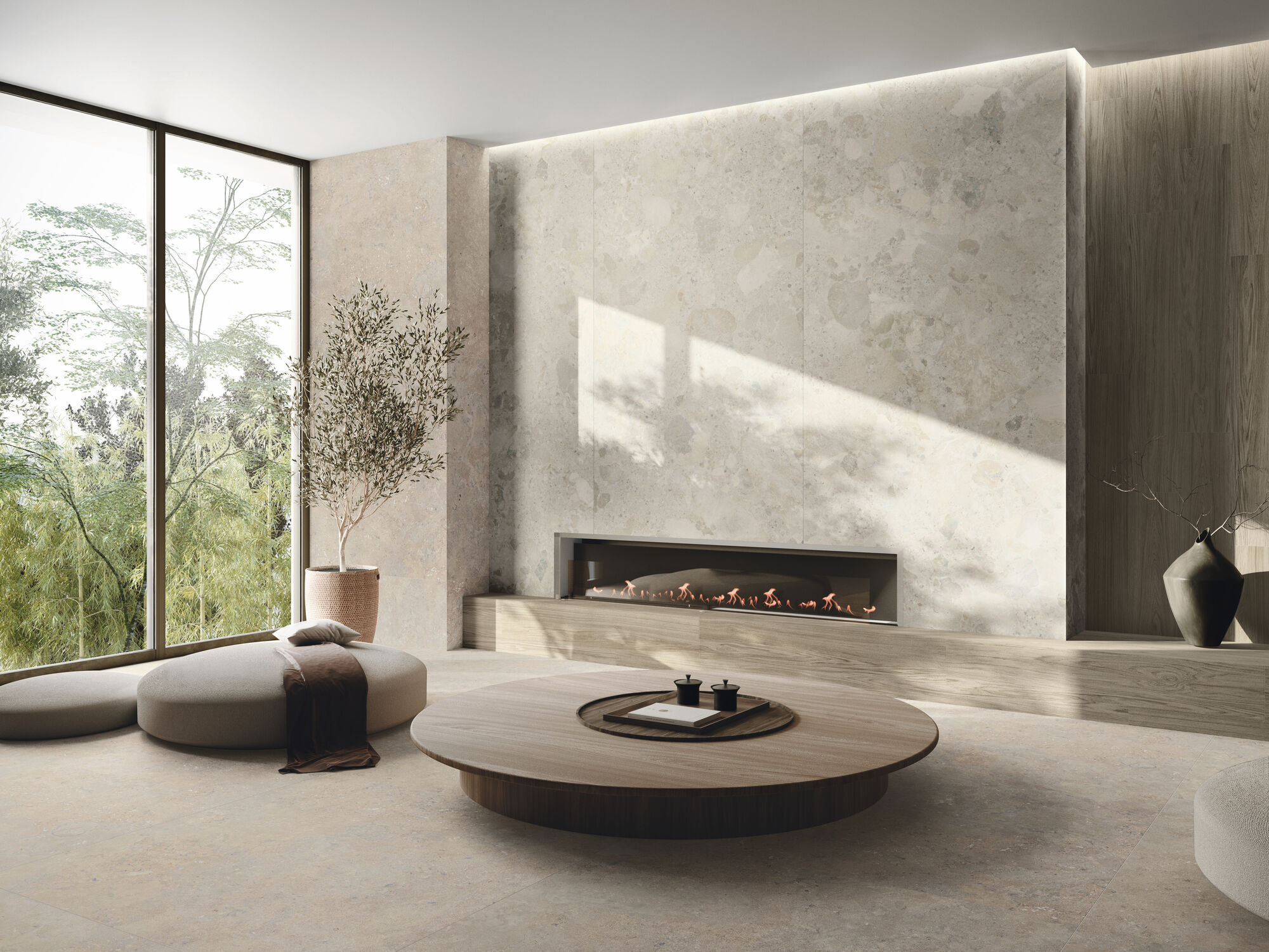 Ferreire Quercia 20 x 120 cm Positano Avorio Natural 280 x 120 cm Salerno Avorio Natural 120x 120 cm