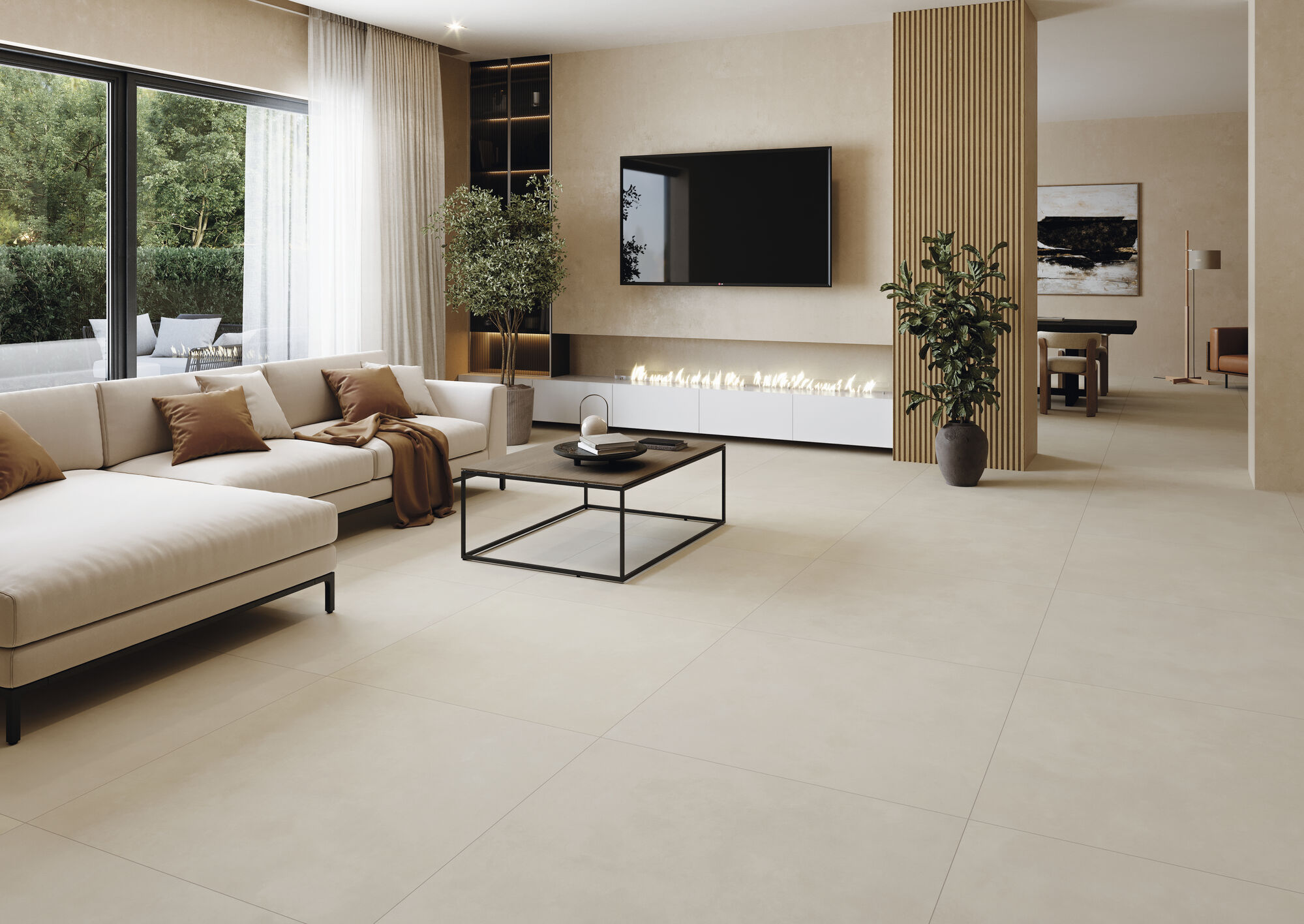 Ginza Sand 100x100 cm.