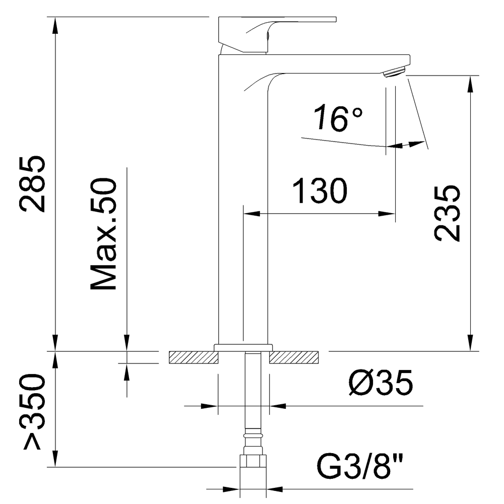 Grifo Lavabo (ref. 62059) | Grifería Clever