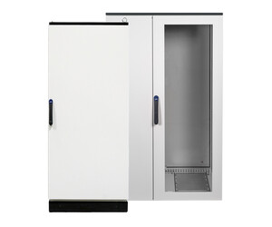 IP55-IP65 Rolled steel floor-standing semi-compact cabinets