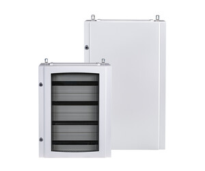IP40 Compact steel surface distribution cabinets. (48-192 modules)