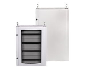 IP65 Compact steel surface distribution cabinets. (48-192 modules)