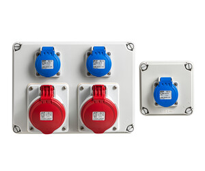 IP65-IP67 junction boxes with power sockets